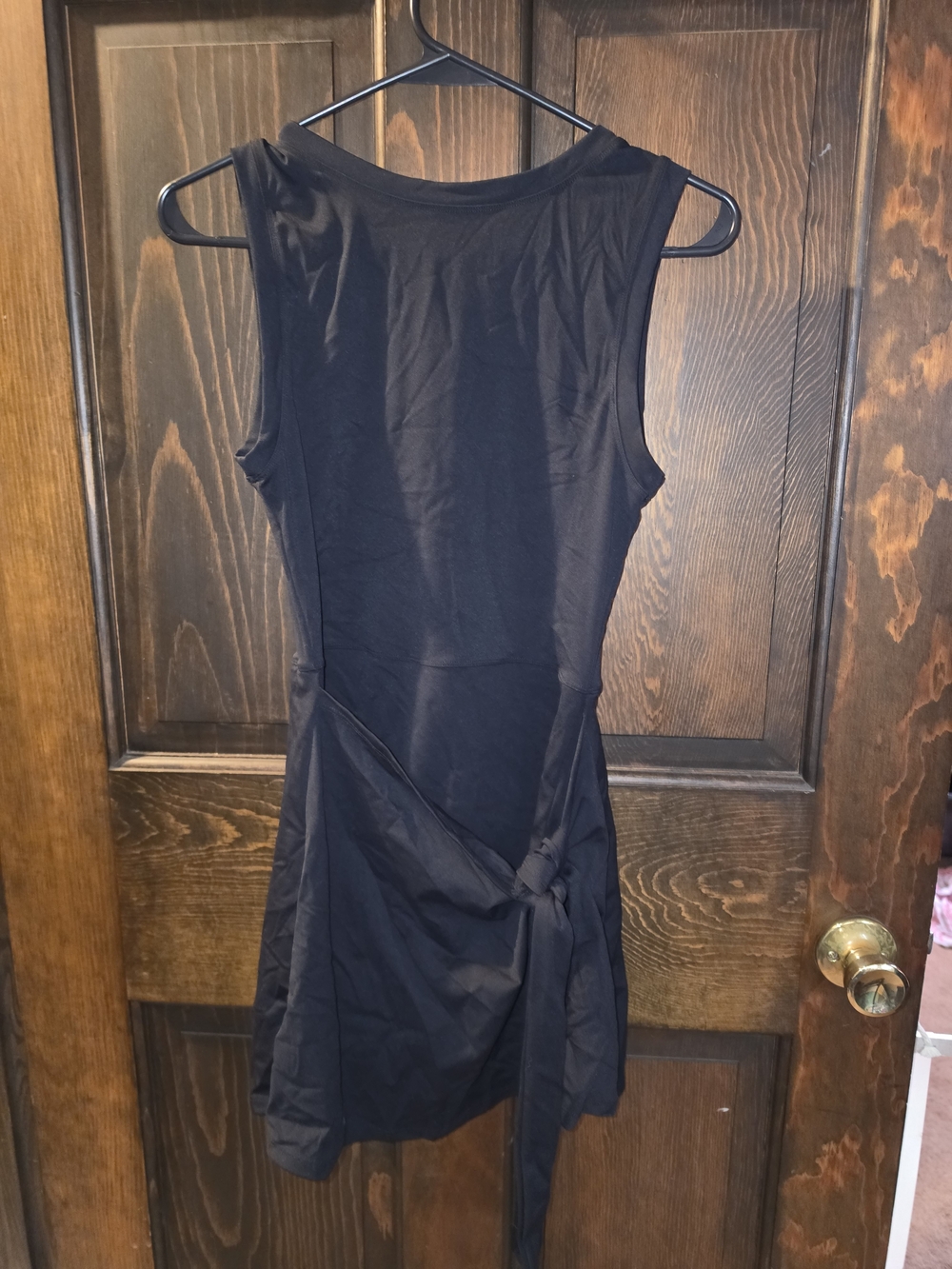 Black Sleeveless Tie-Waist Dress - Classic Women's Dress